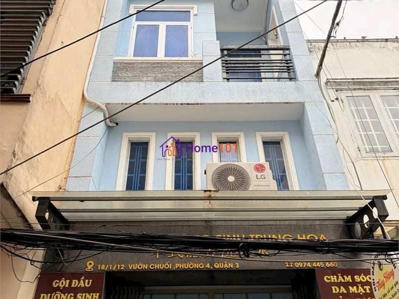 Cozy 2BR Townhouse for Rent on Vuon Chuoi Street, District 3